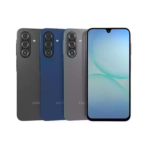 Samsung Galaxy A17 All Color Low-poly 3D model