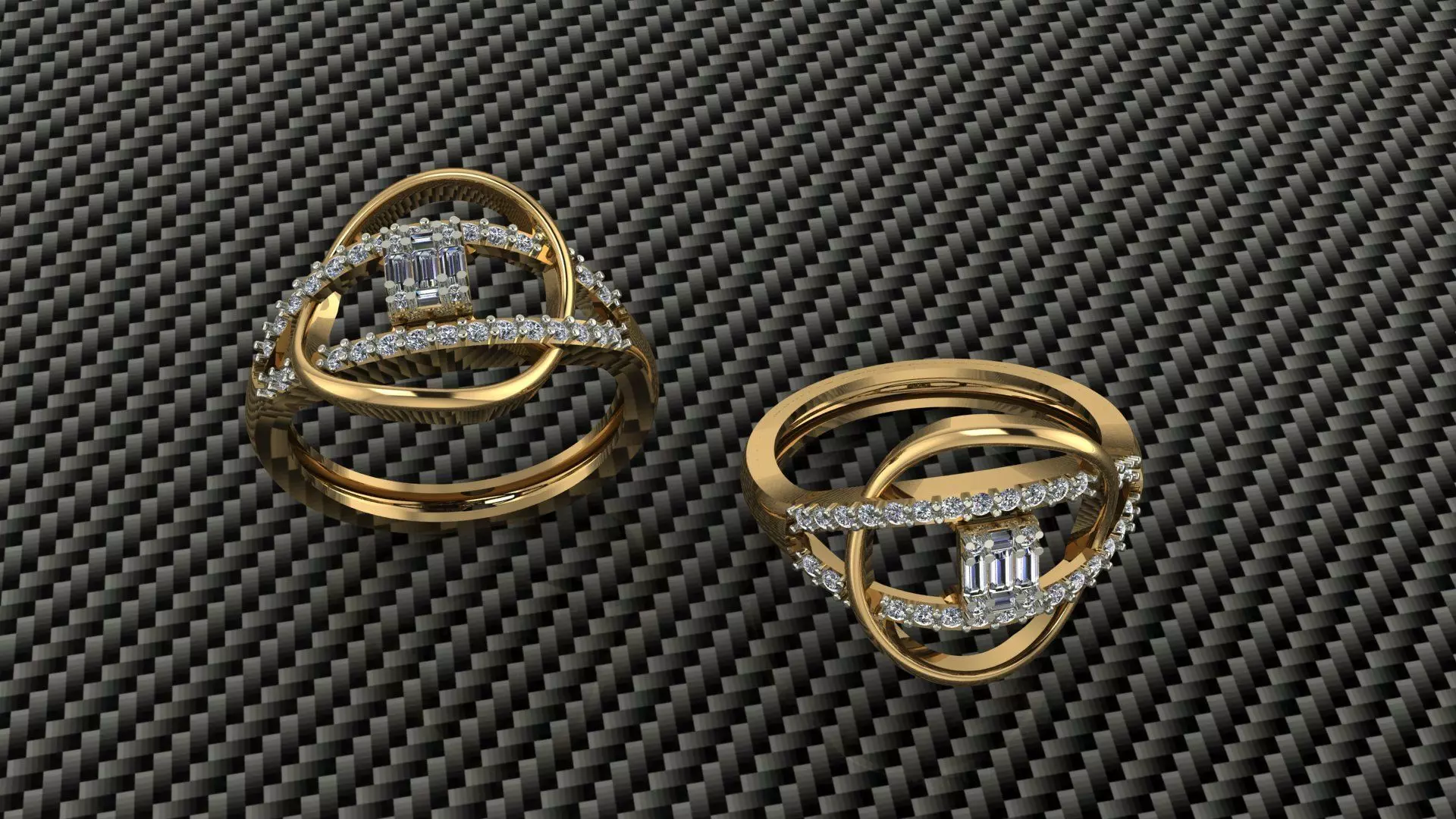ladies ring 3D print model