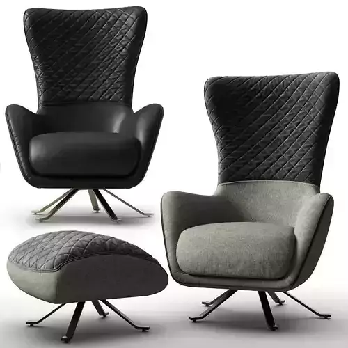 Arketipo Sin Seaty Armchair 3D model