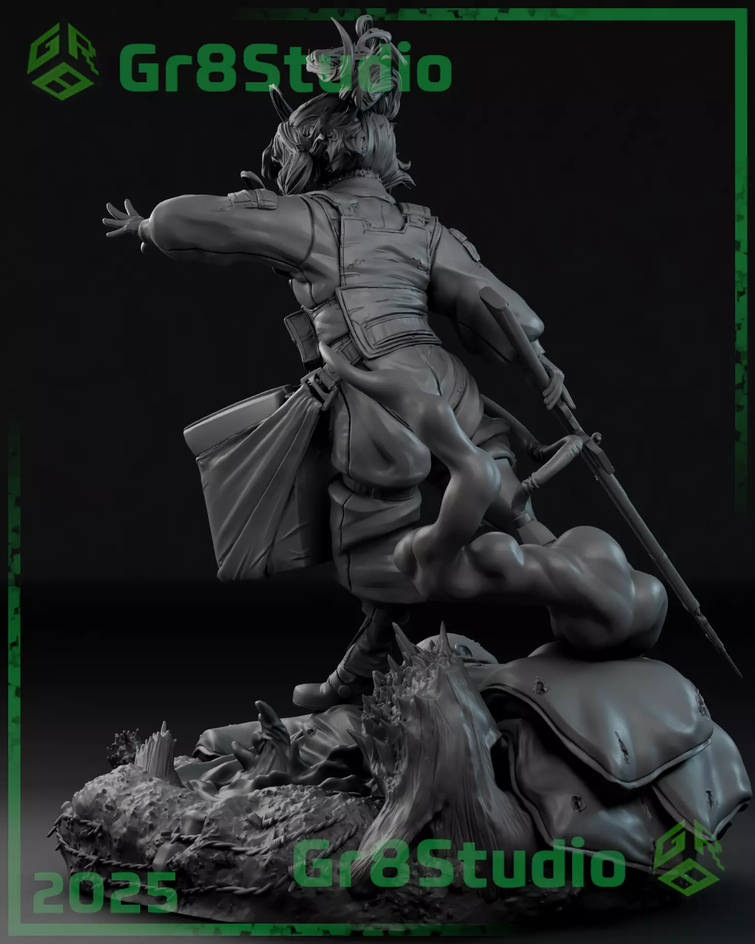 Tanya von Degurechaff - Youjo Senki 3D print model_8