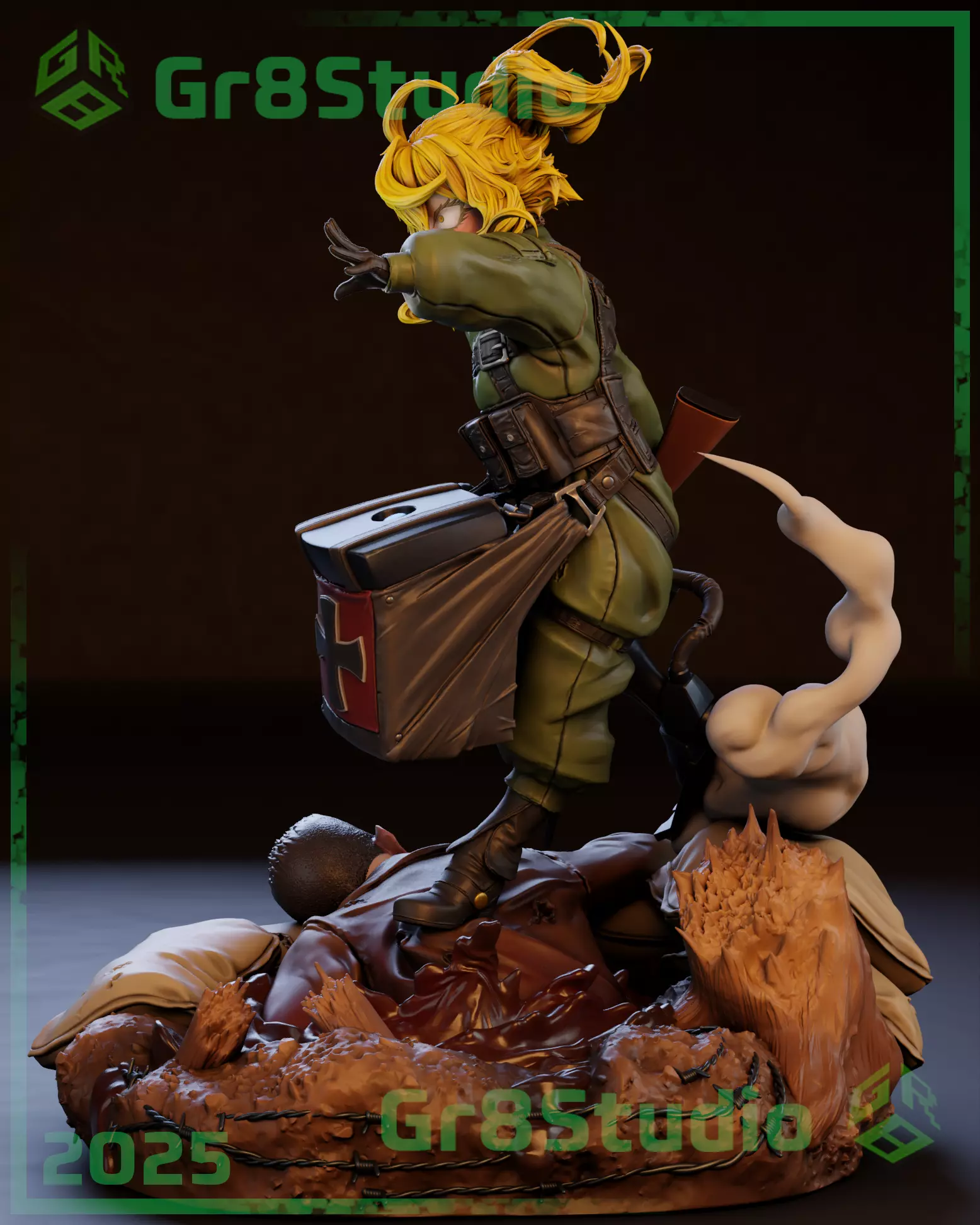 Tanya von Degurechaff - Youjo Senki 3D print model_2