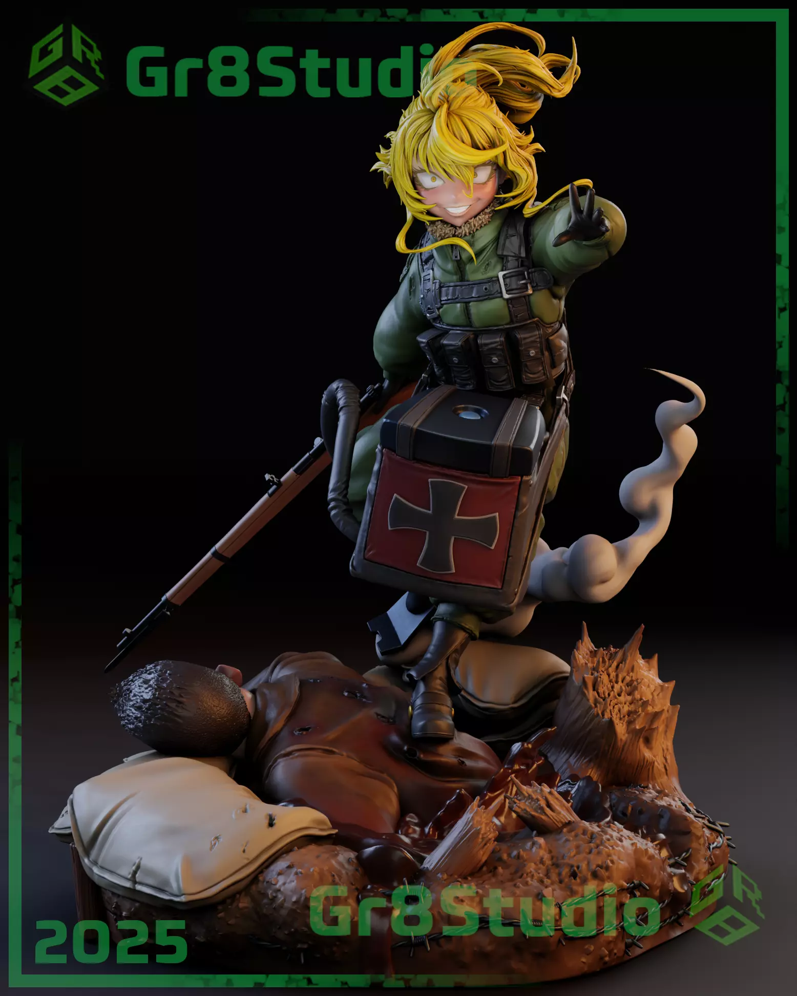Tanya von Degurechaff - Youjo Senki 3D print model_1