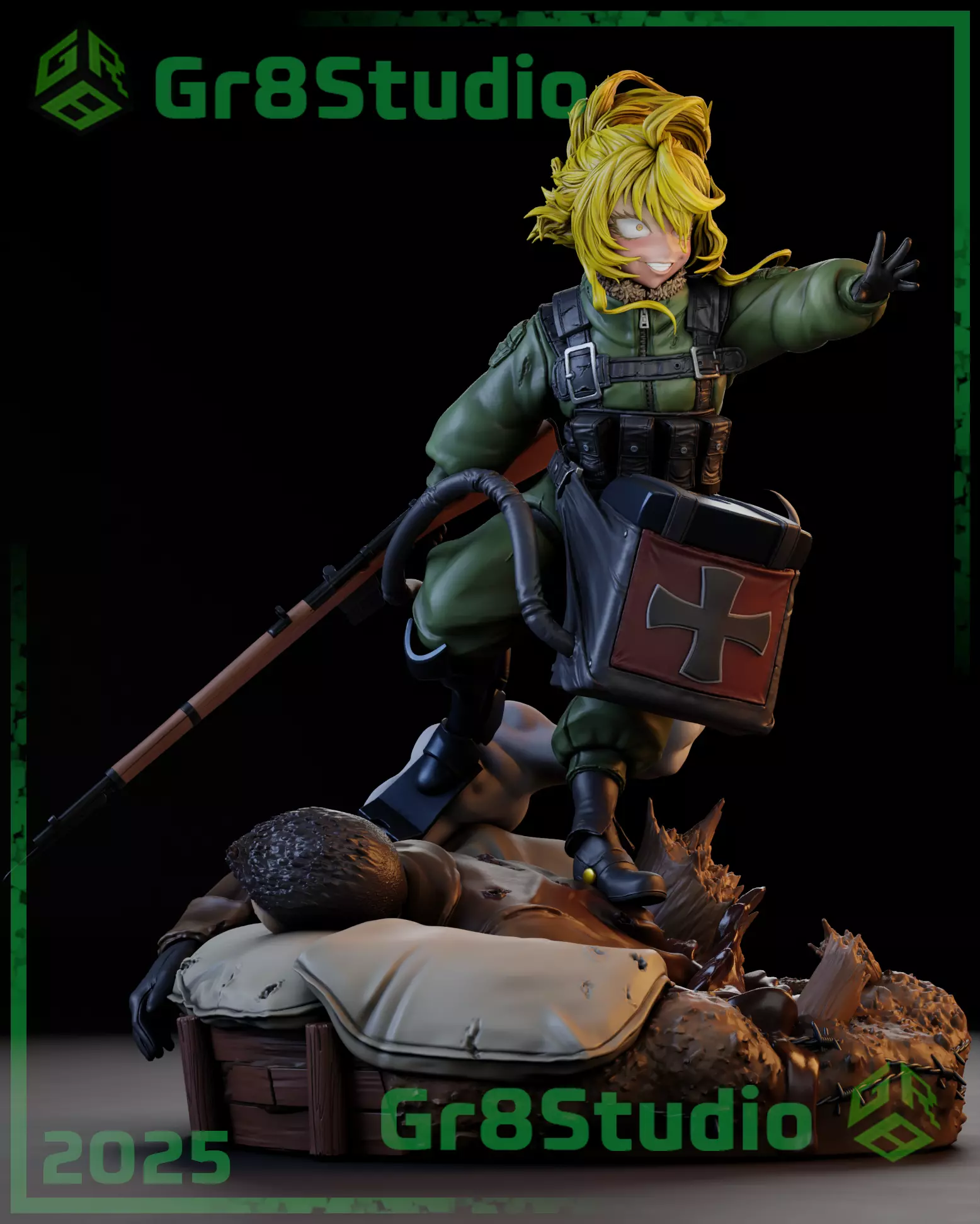 Tanya von Degurechaff - Youjo Senki 3D print model_5