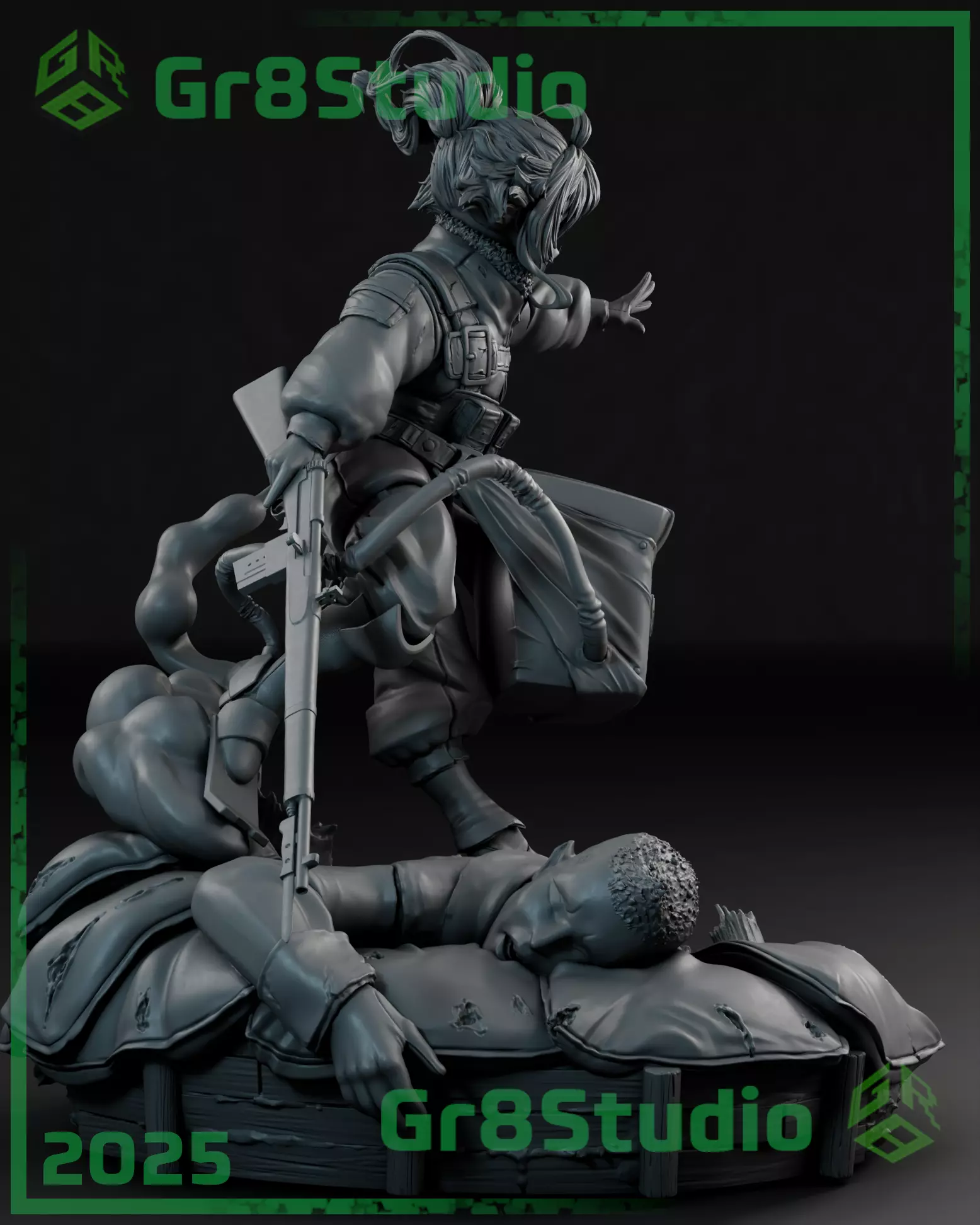 Tanya von Degurechaff - Youjo Senki 3D print model_9