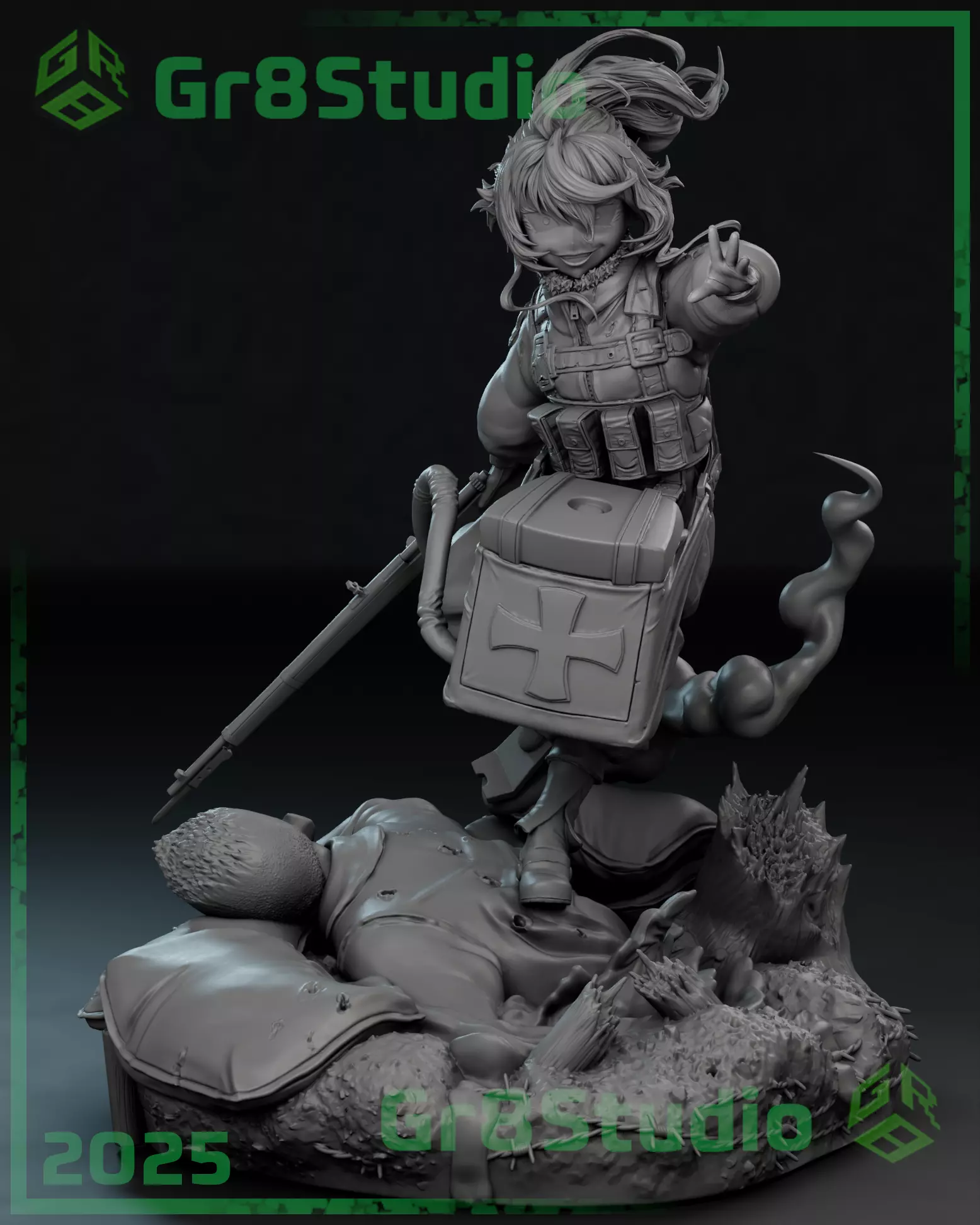 Tanya von Degurechaff - Youjo Senki 3D print model_6