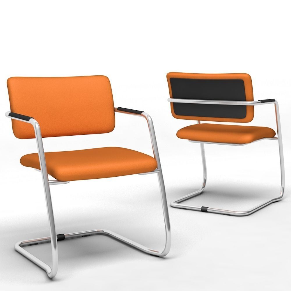 Meeting Chair Low-poly 3D model