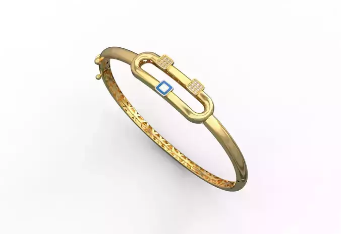 cetas oval mineli tasli dil kilit kelepce