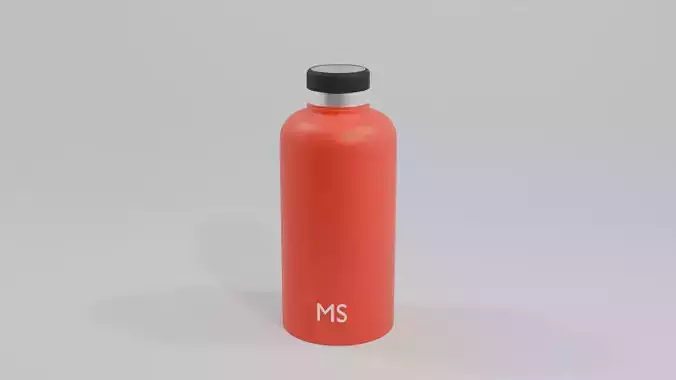 Water Bottle 3d Model