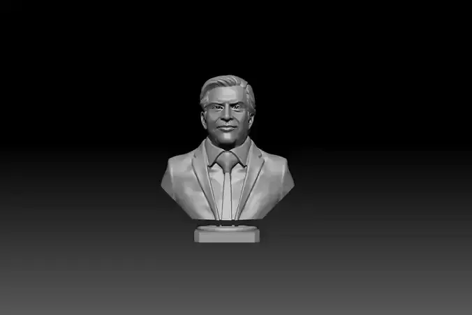 Ratan Tata Bust 3D STL model for 3D printing