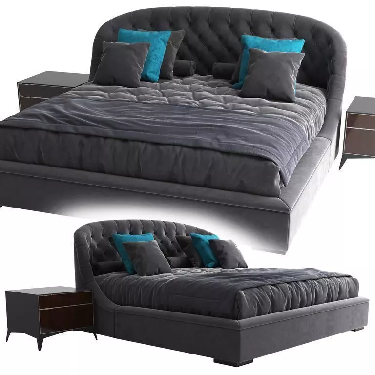 Bed Shell Medea Lifestyle 1905 3D model