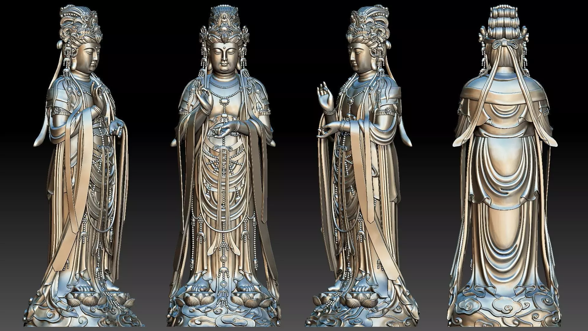 Guanyin 3D print model_0