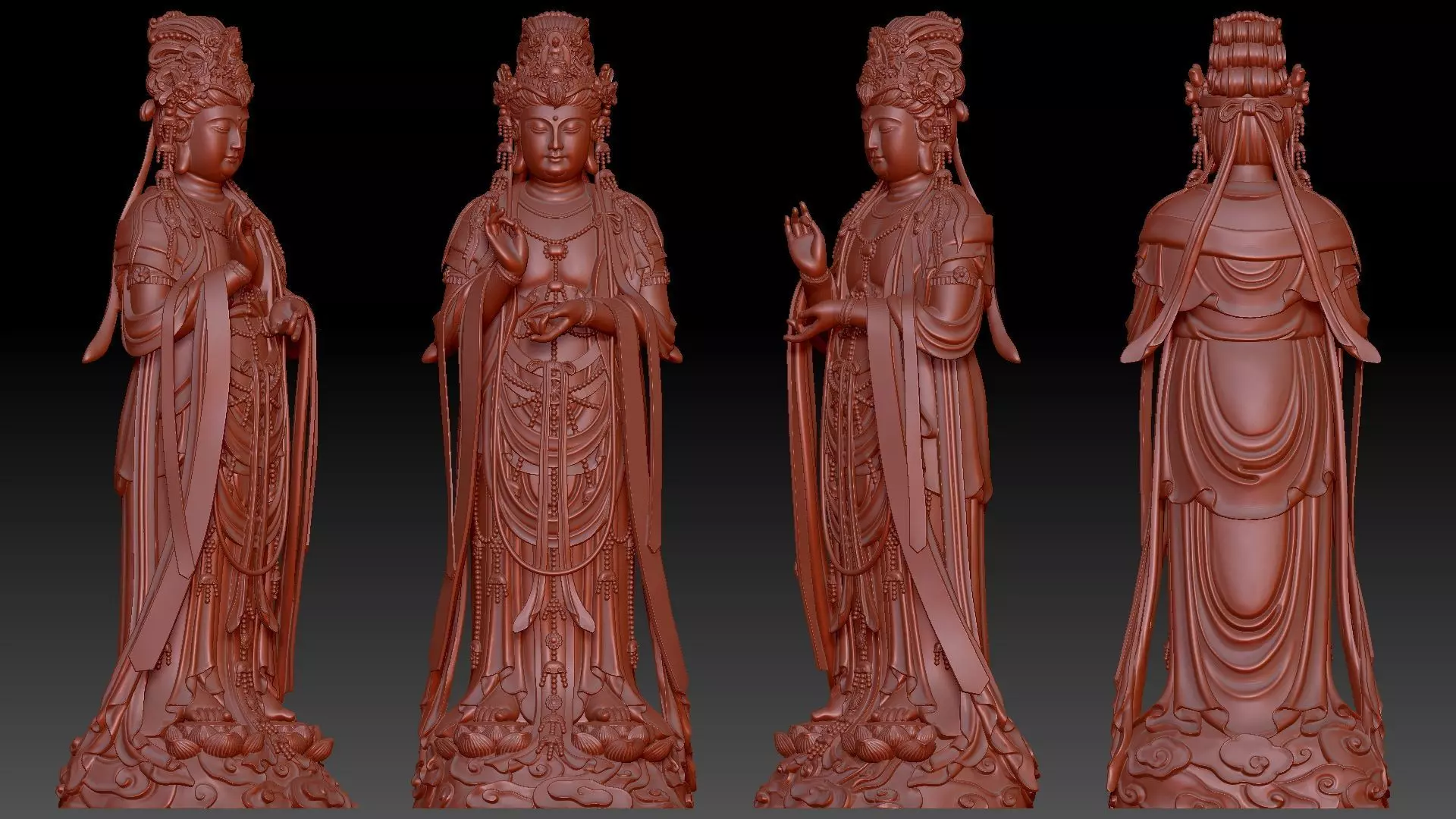 Guanyin 3D print model_9