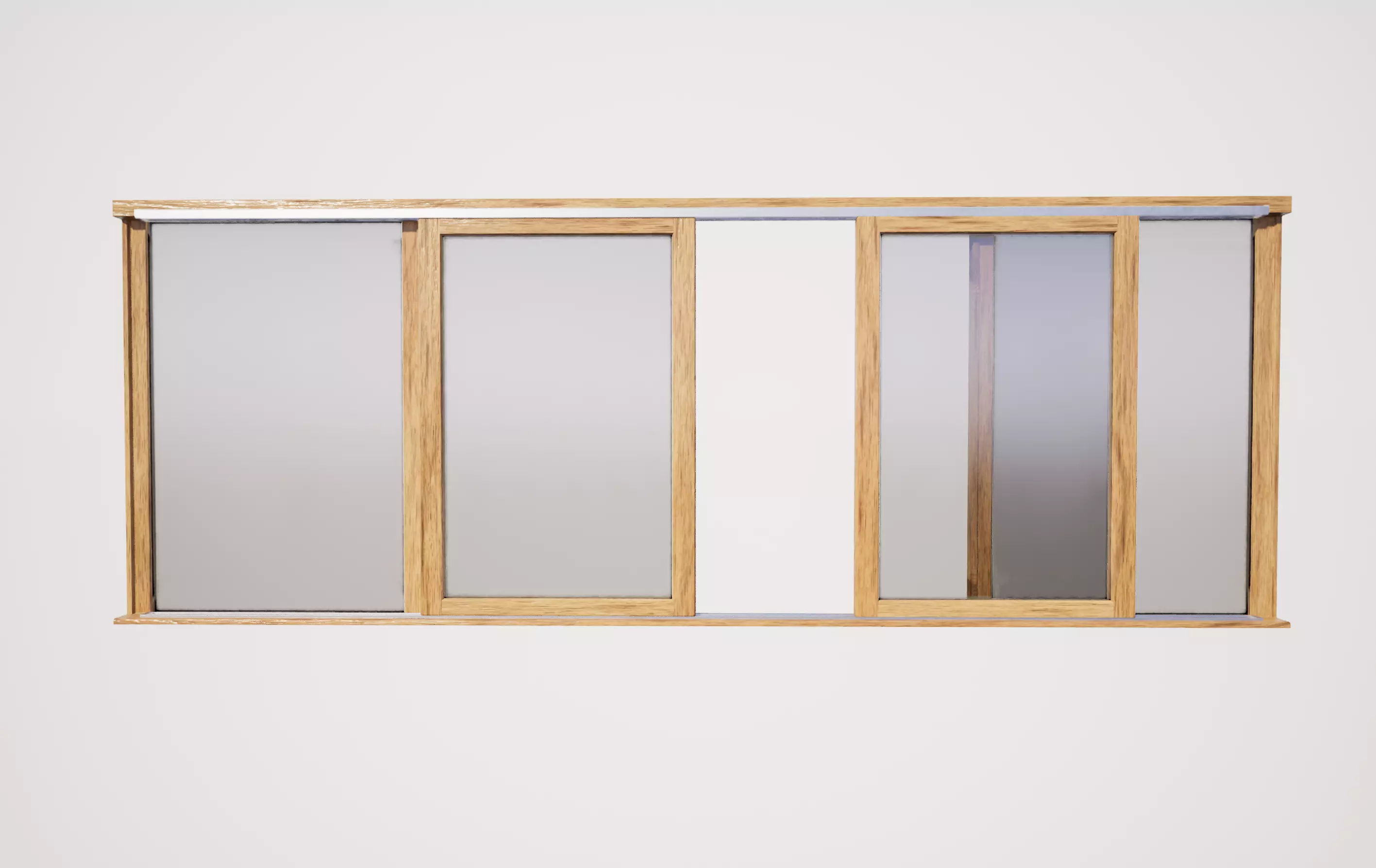 Sliding doubledoor 03 3D model_2