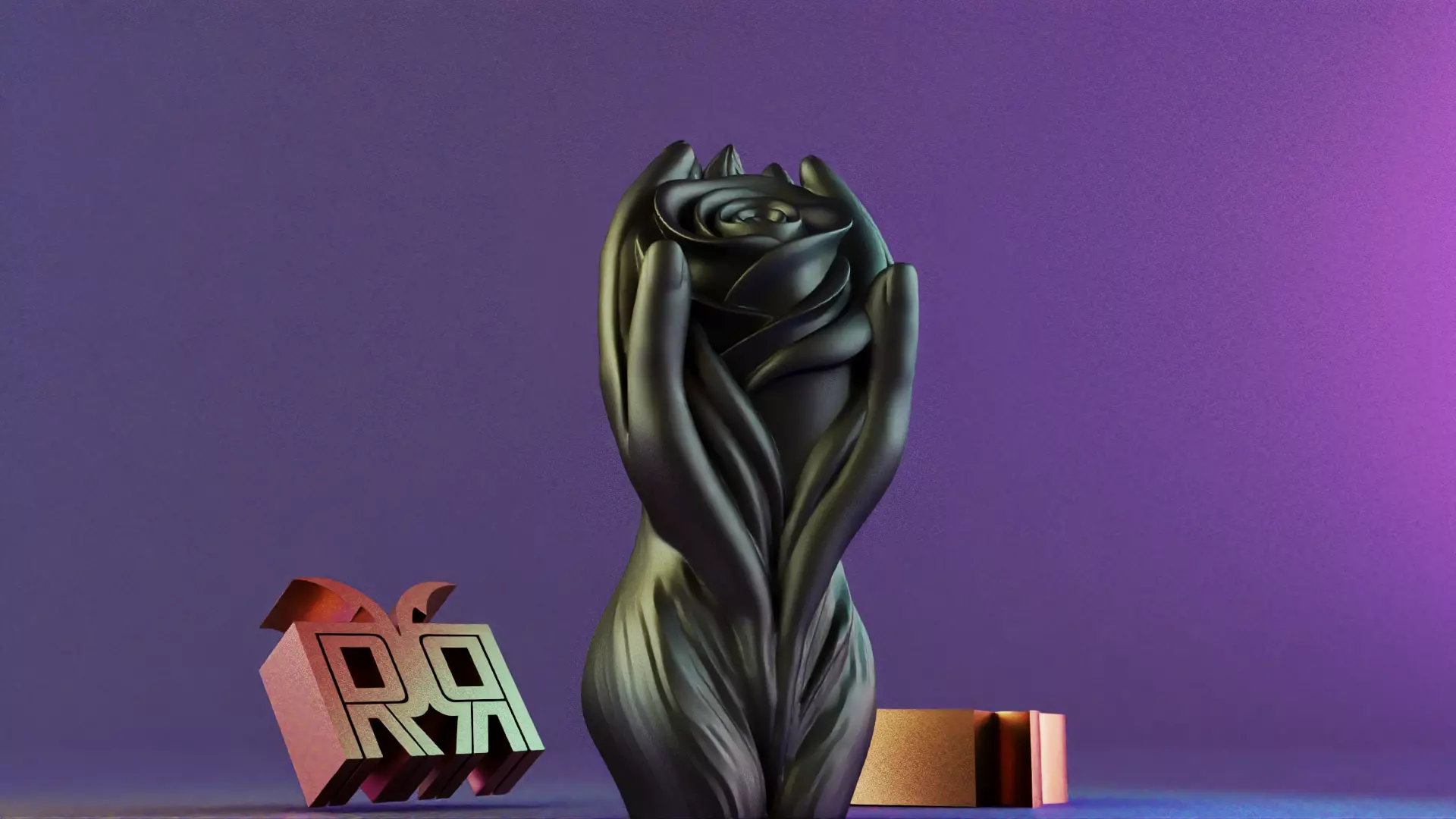 Flower Body Candle 3D print model_8
