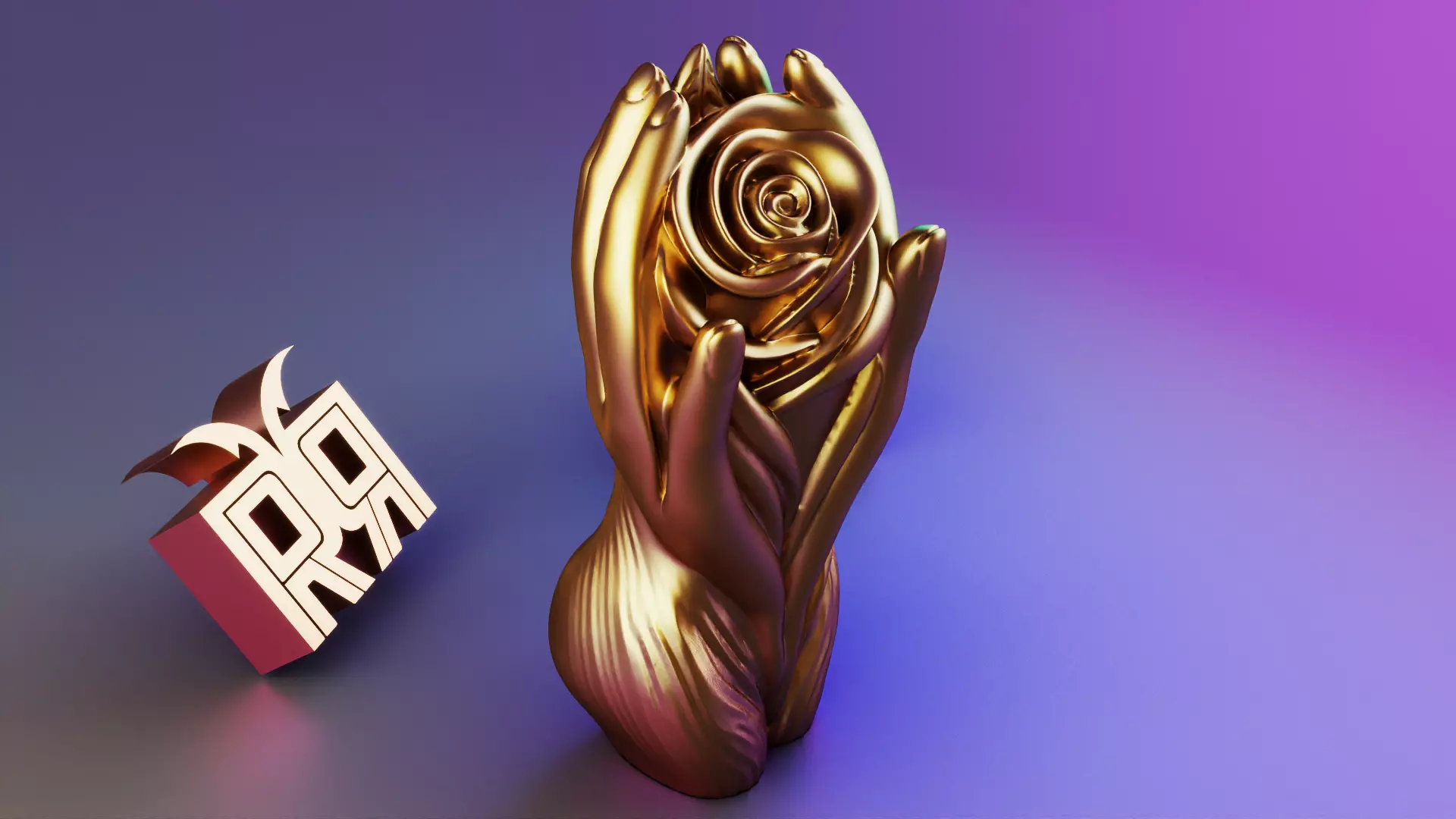 Flower Body Candle 3D print model_1