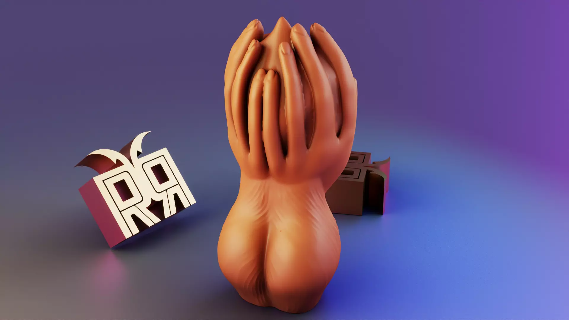Flower Body Candle 3D print model_5