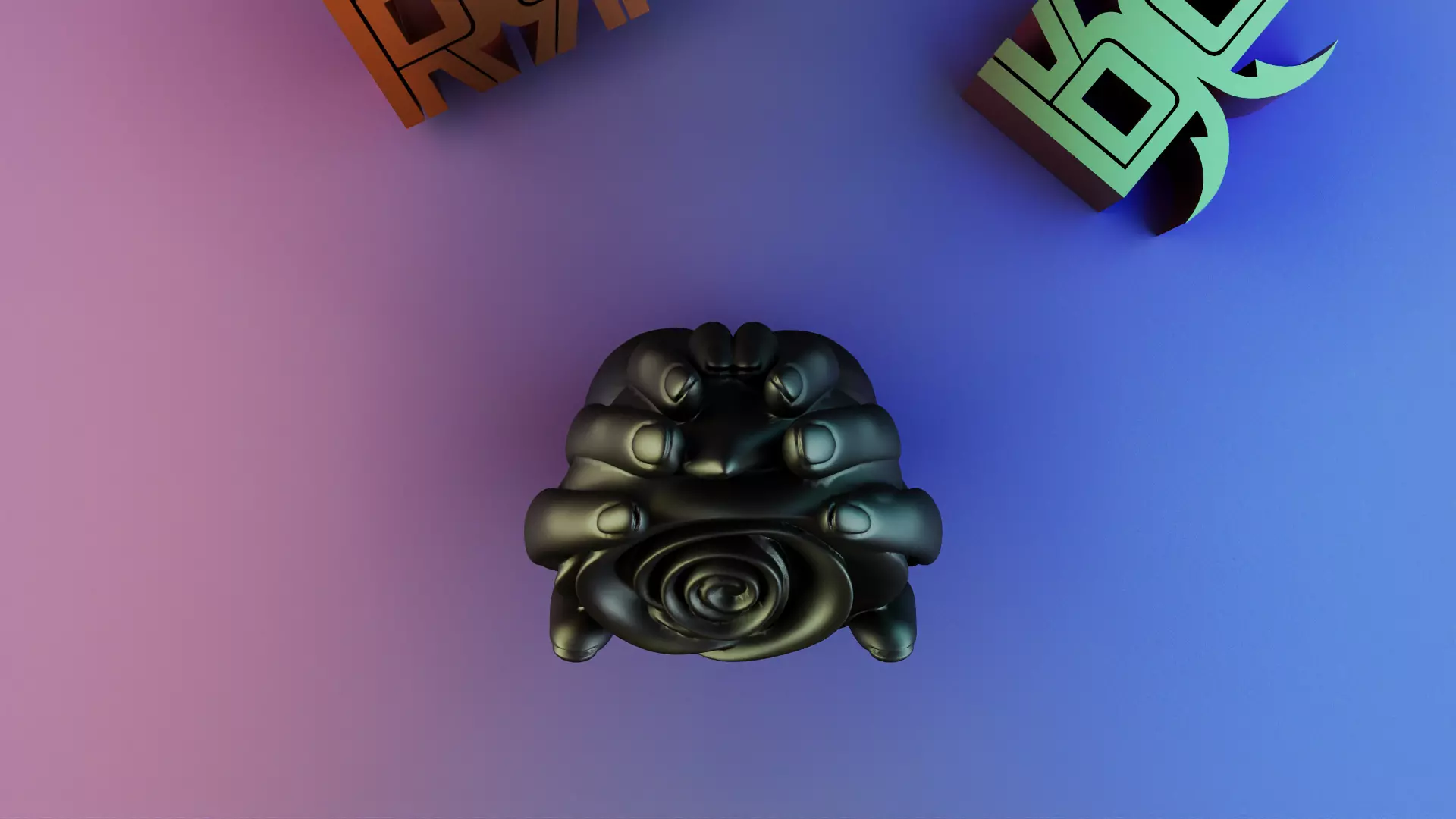 Flower Body Candle 3D print model_9