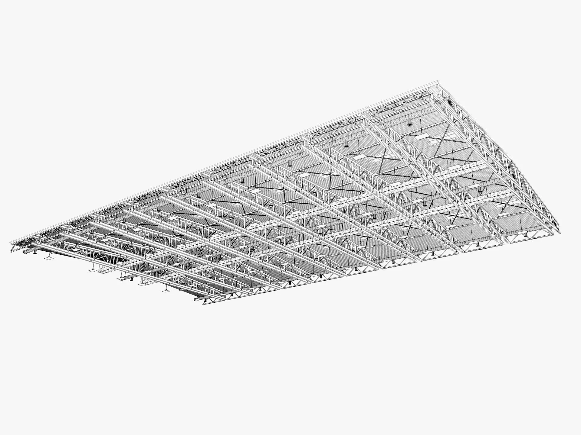 Ceiling Ventilation Pipes 15 3D model_10