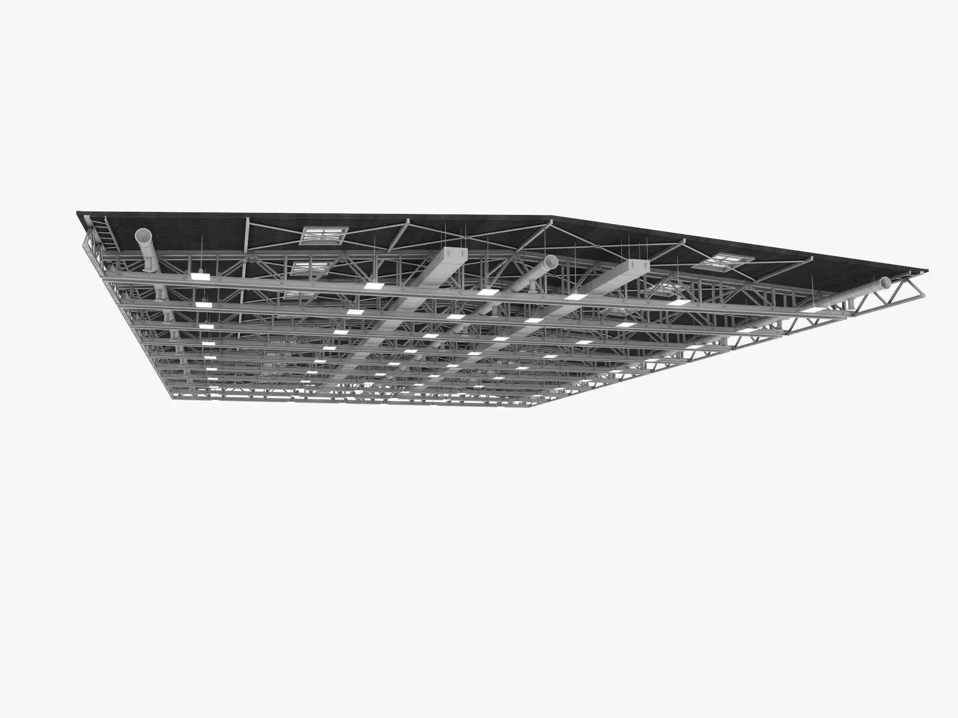 Ceiling Ventilation Pipes 15 3D model_5