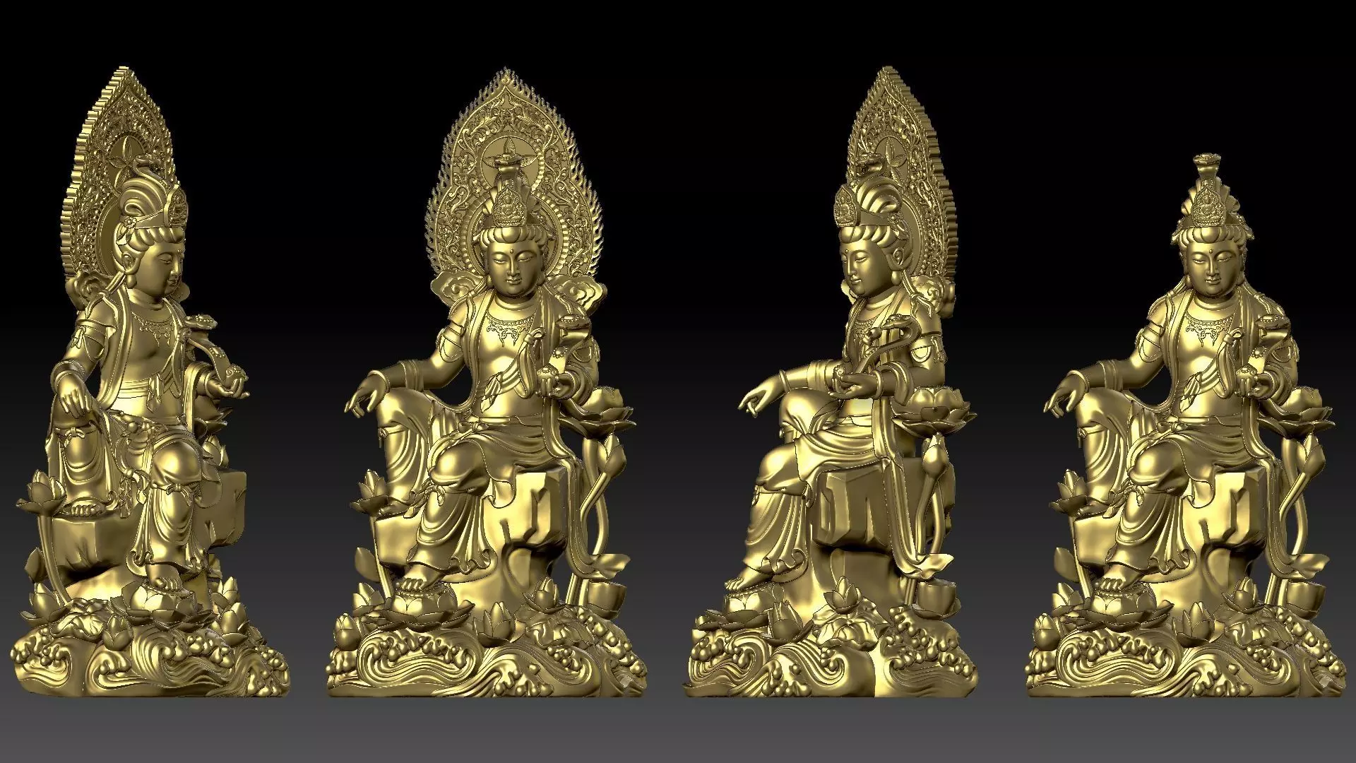 Bodhisattva Avalokiteshvara 3D print model_7
