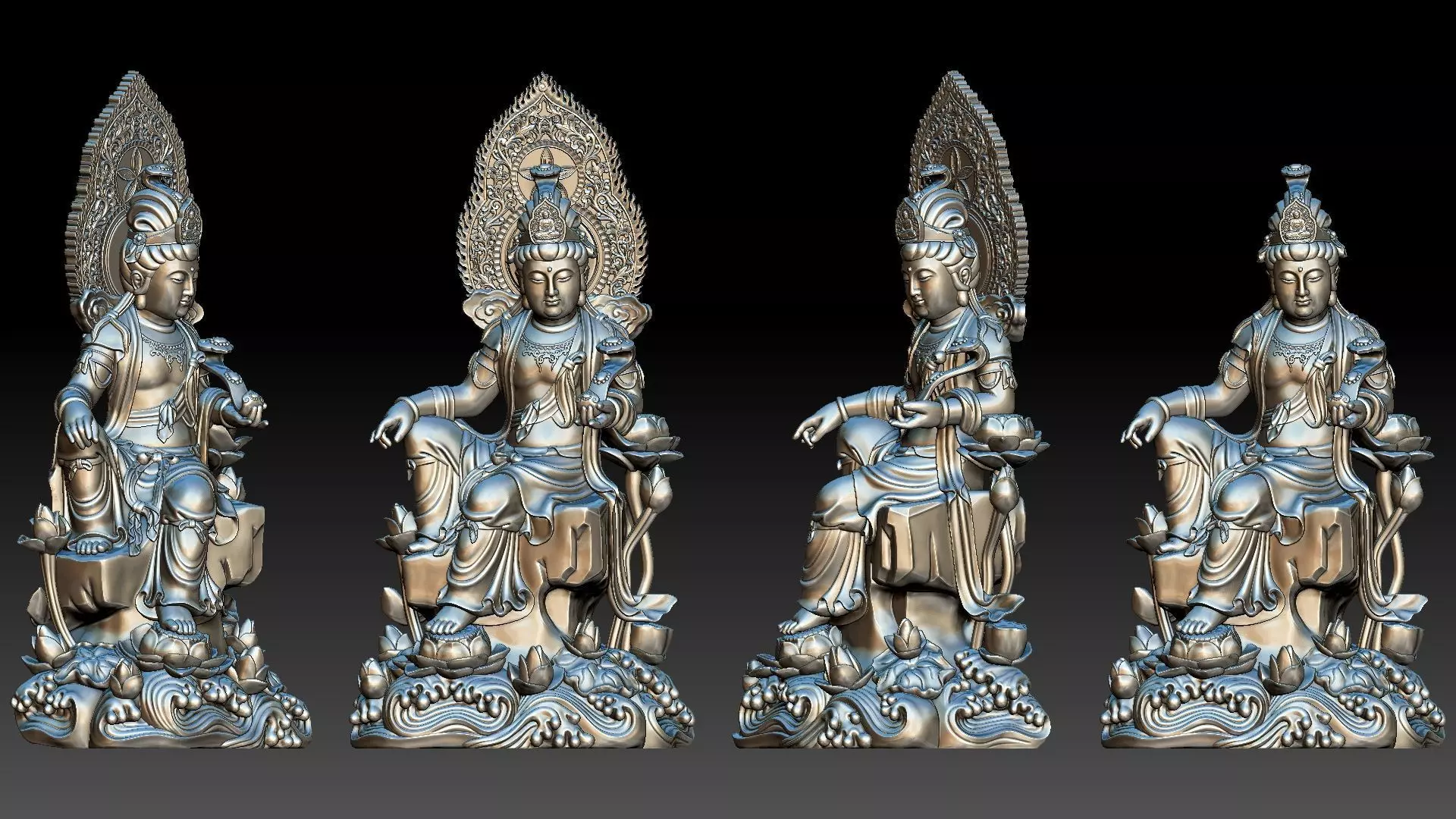 Bodhisattva Avalokiteshvara 3D print model_0