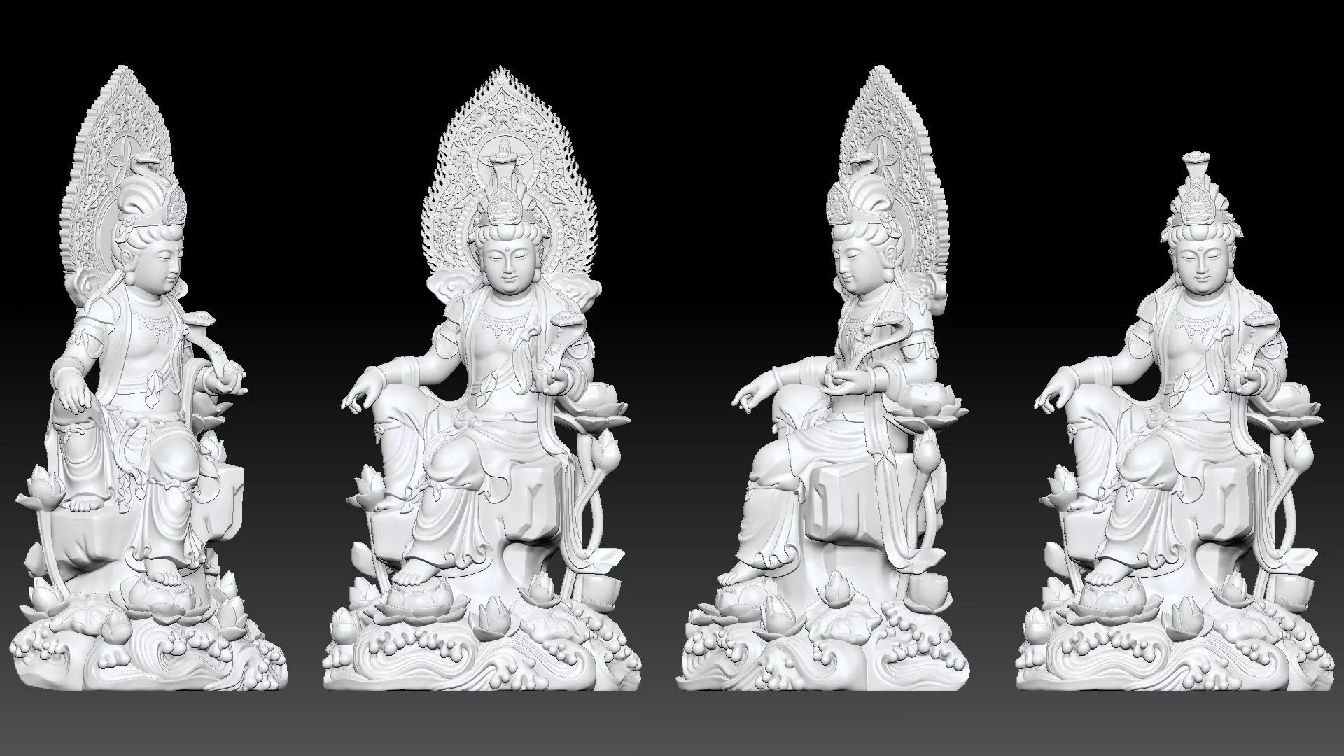 Bodhisattva Avalokiteshvara 3D print model_6