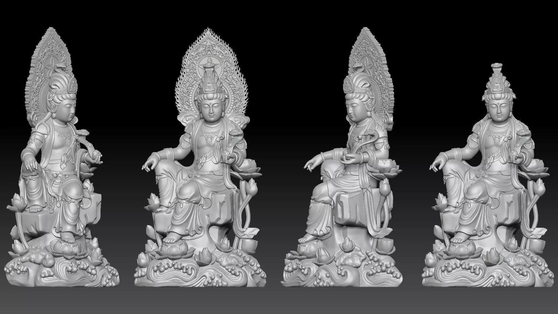 Bodhisattva Avalokiteshvara 3D print model_2