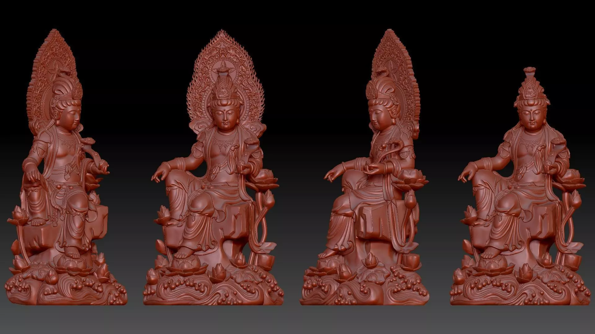 Bodhisattva Avalokiteshvara 3D print model_8