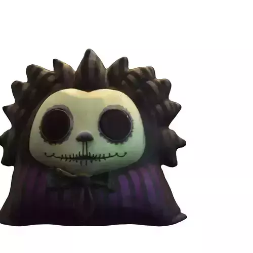 Striped Plush Doll  Gothic