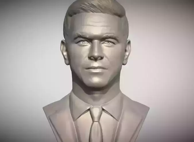 Mark Wahlberg bust for 3D printing