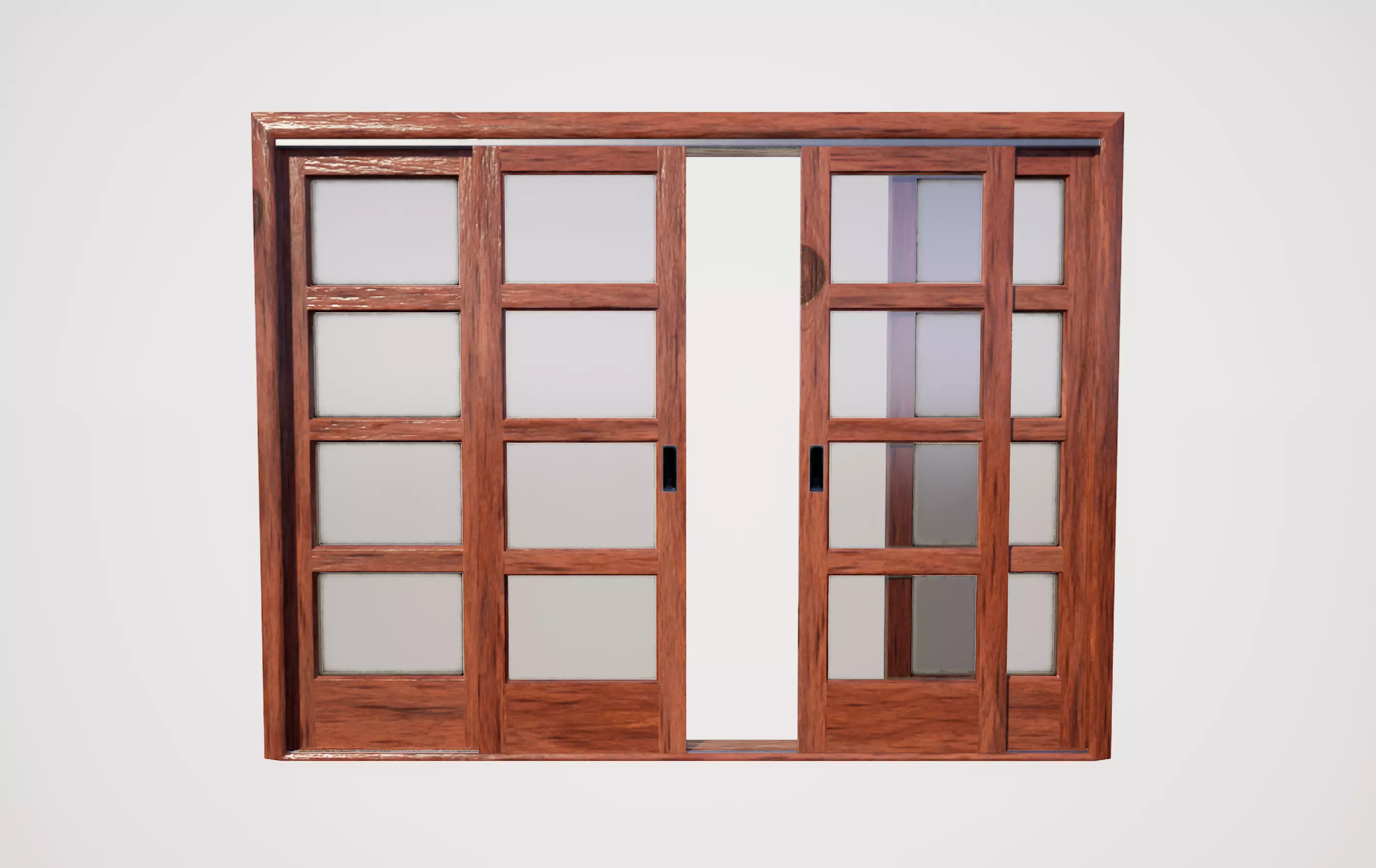 Sliding doubledoor 04 3D model_1