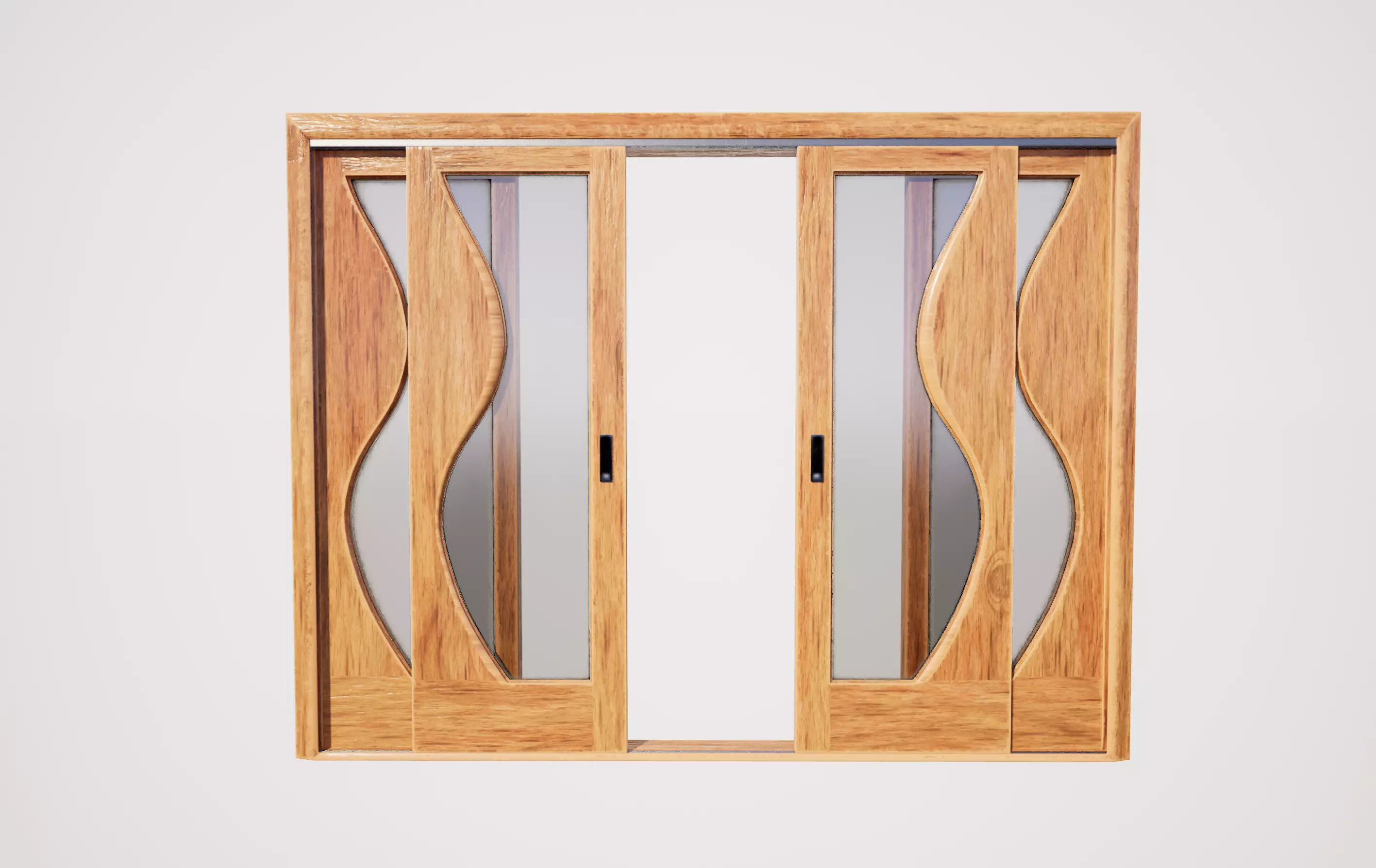 Sliding door 06 3D model_2