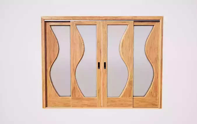 Sliding door 06 3D model