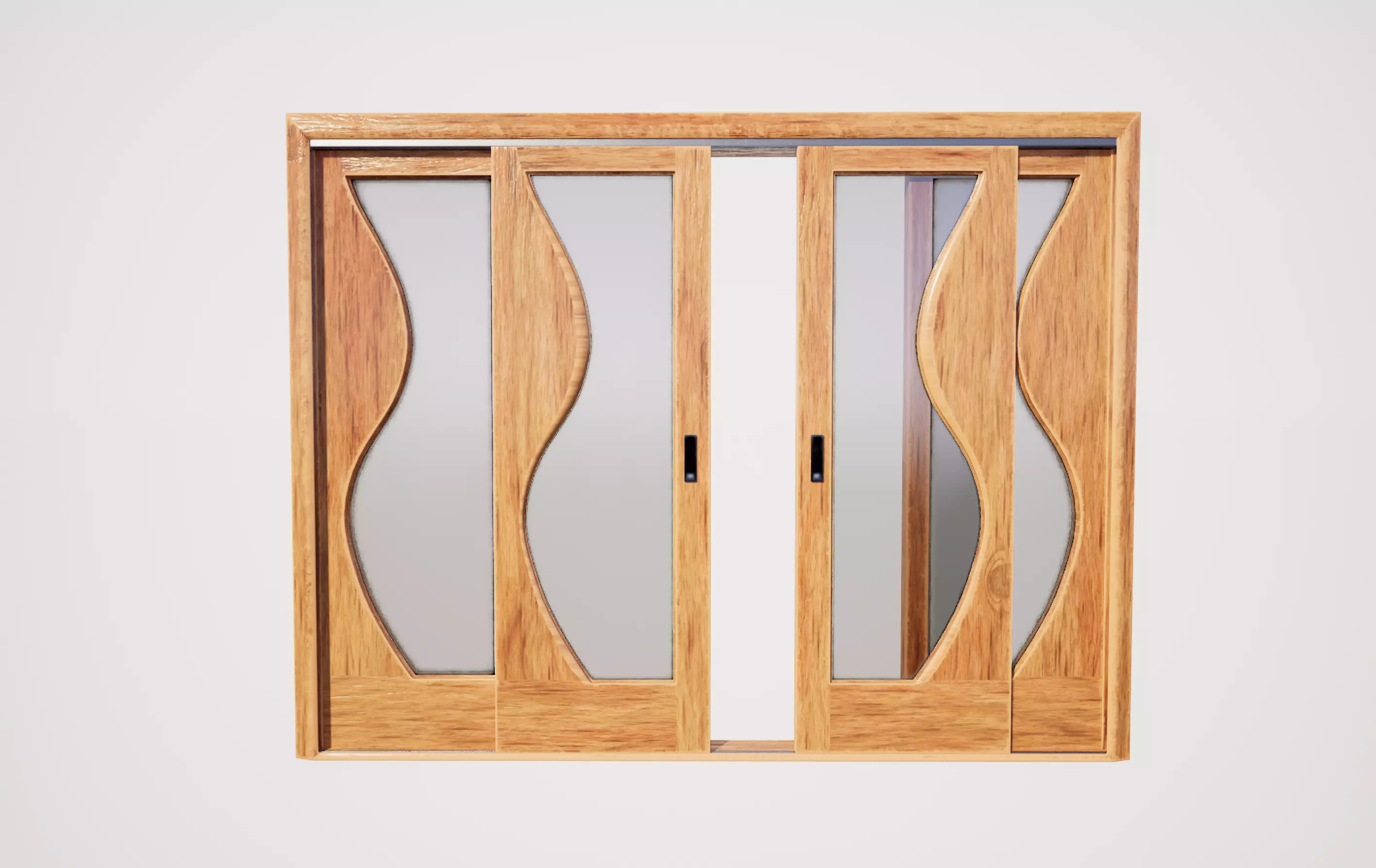 Sliding door 06 3D model_1