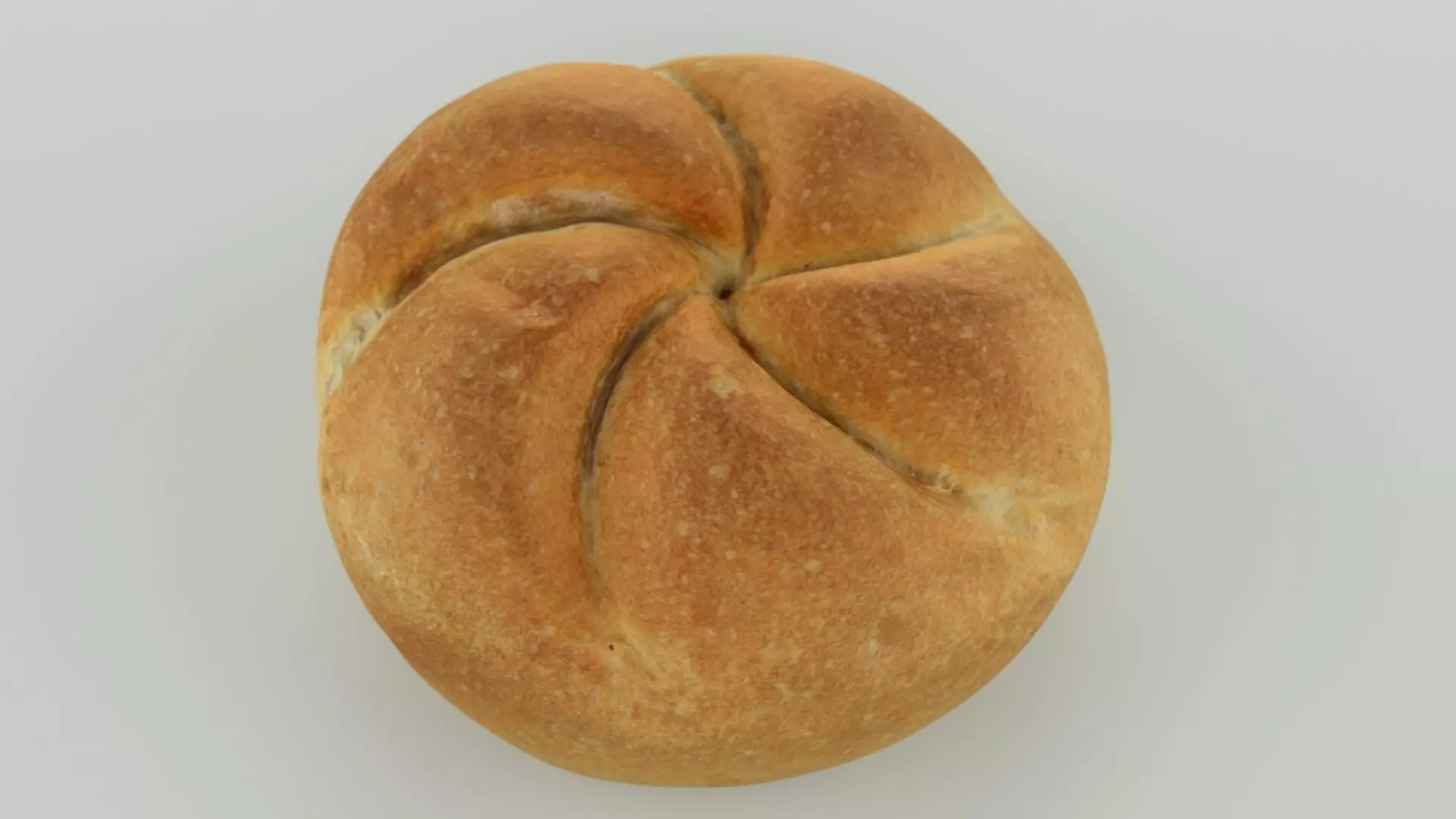 3d scan bread roll - lummerstorfer semmel 2 3D model