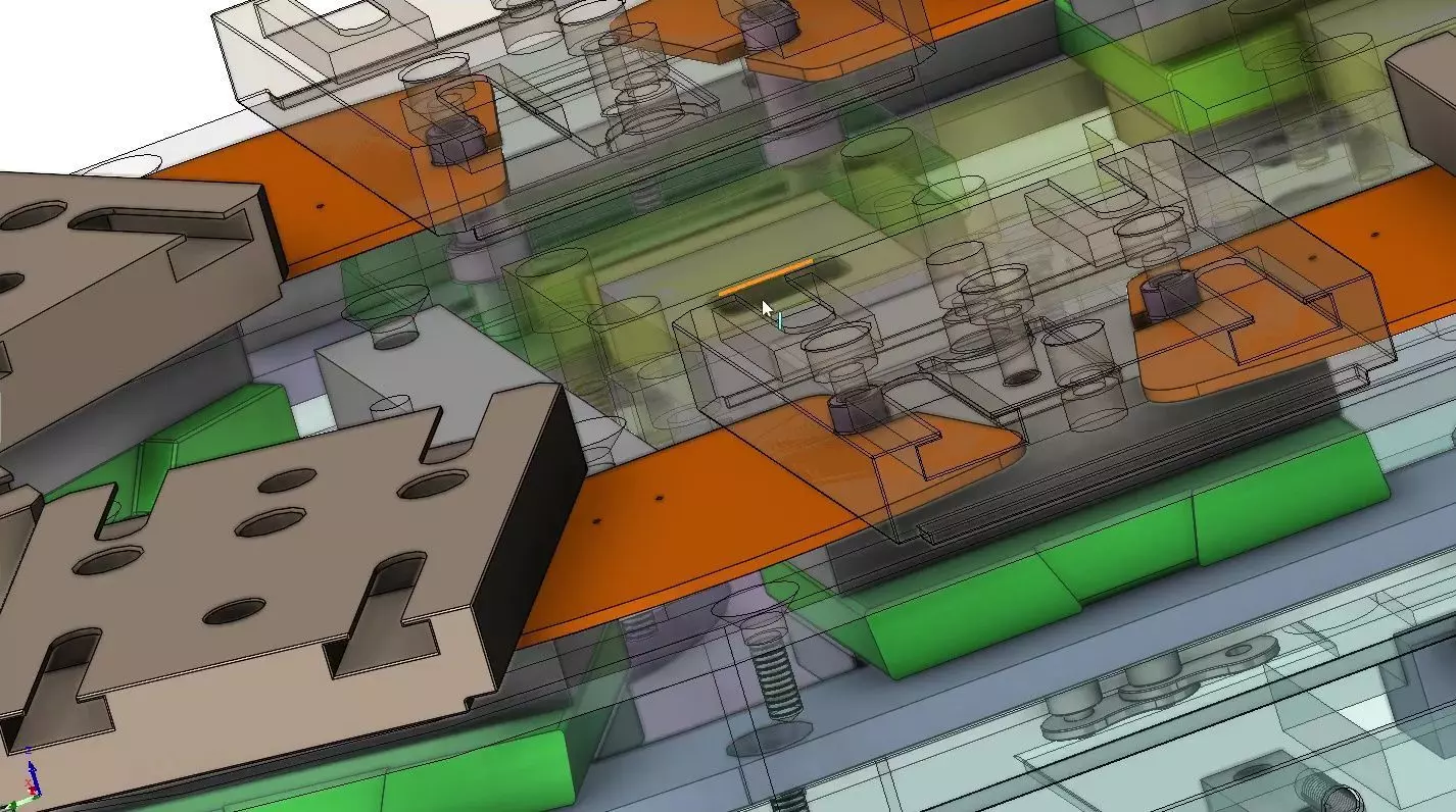 ARC Curved Linear Guide - Circular Conveyor Line Track System 3D model_13