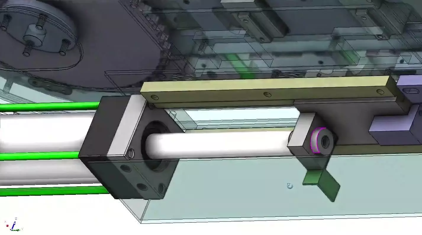 ARC Curved Linear Guide - Circular Conveyor Line Track System 3D model_8