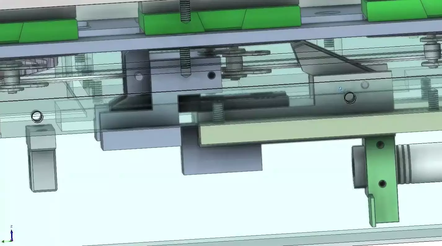 ARC Curved Linear Guide - Circular Conveyor Line Track System 3D model_19