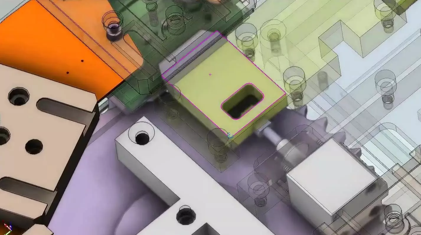 ARC Curved Linear Guide - Circular Conveyor Line Track System 3D model_14