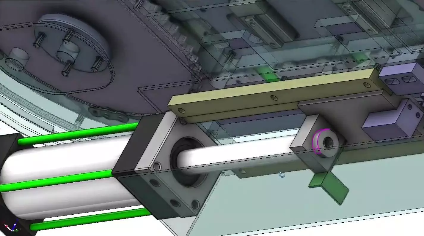 ARC Curved Linear Guide - Circular Conveyor Line Track System 3D model_20