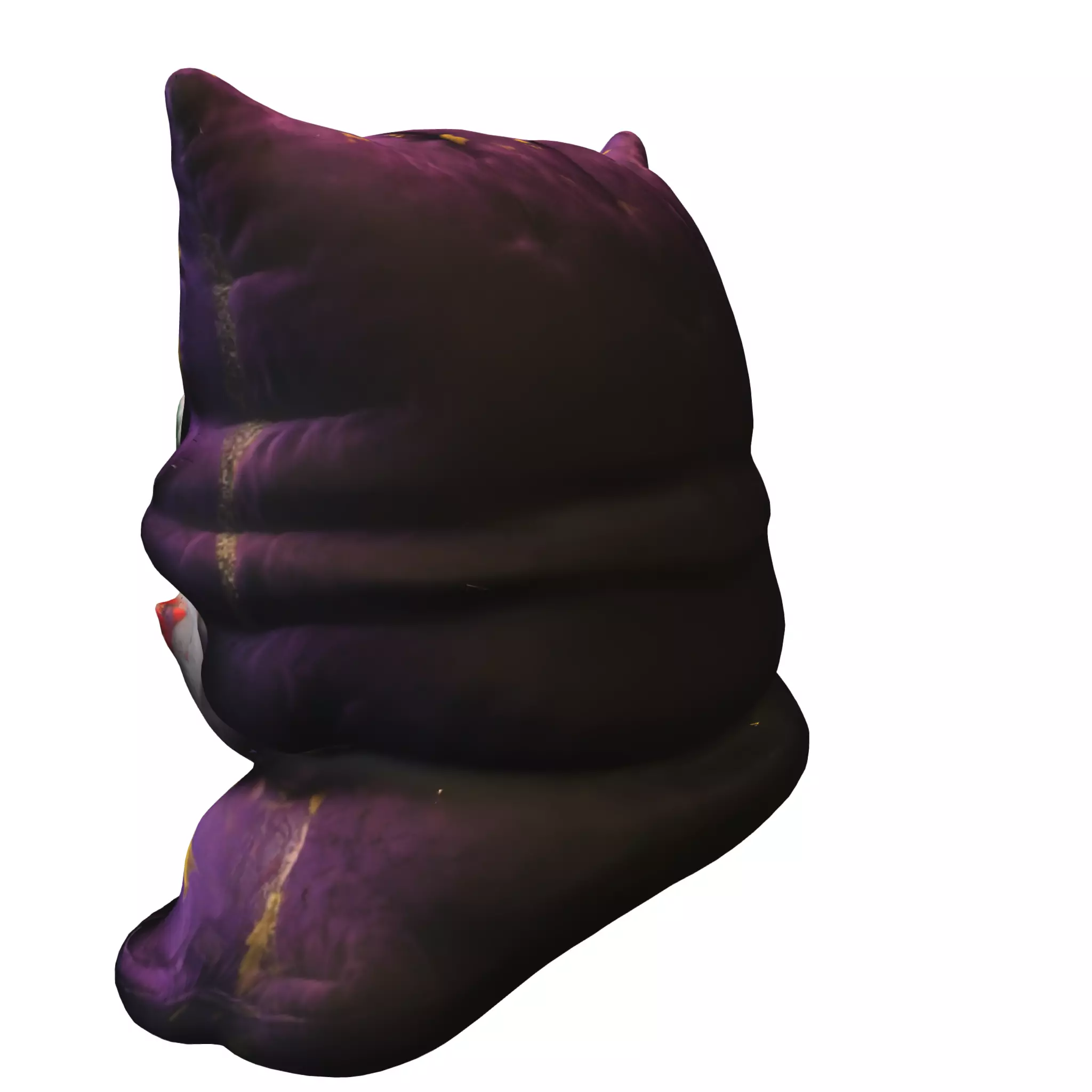 joker Clown cushion Low-poly 3D model_1