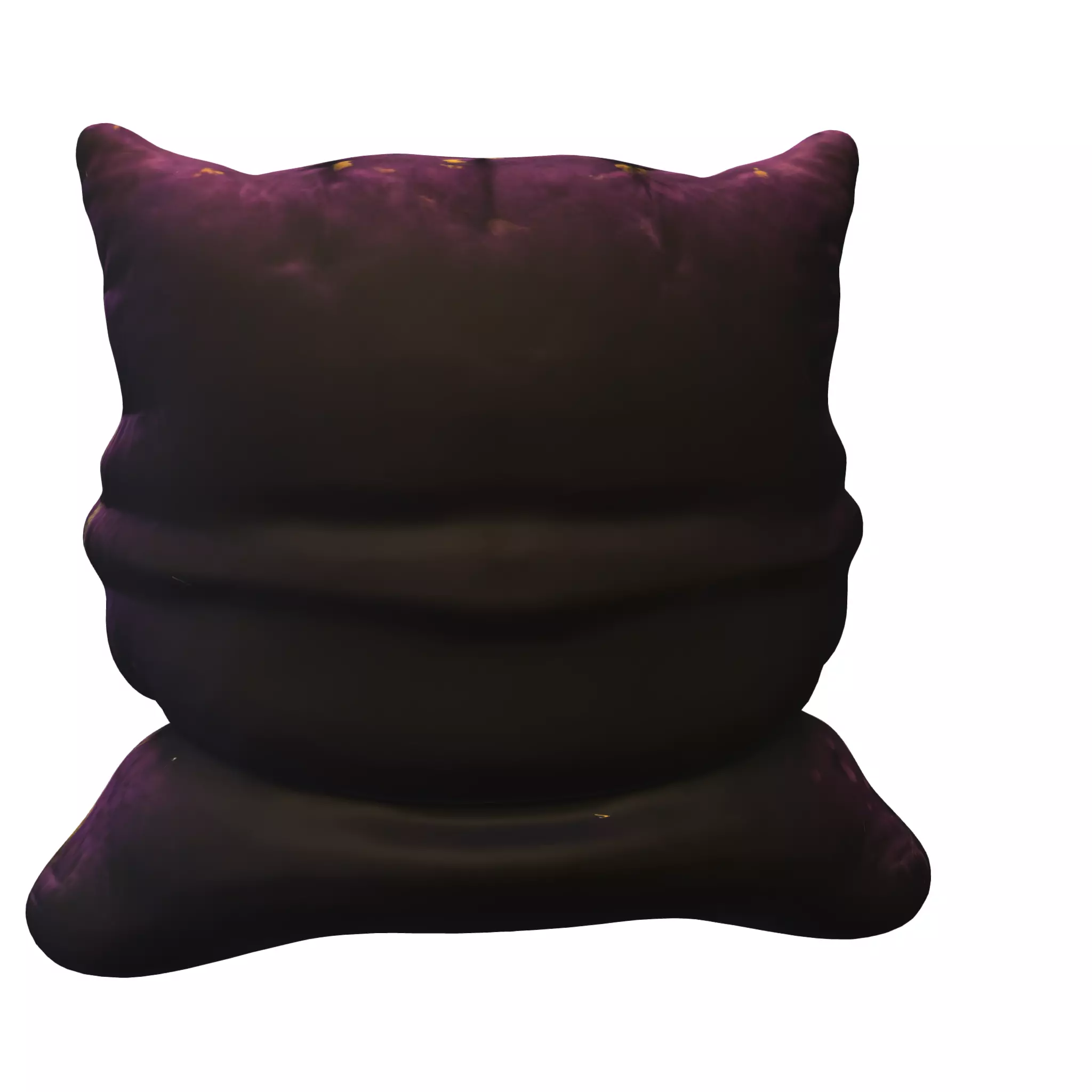 joker Clown cushion Low-poly 3D model_2