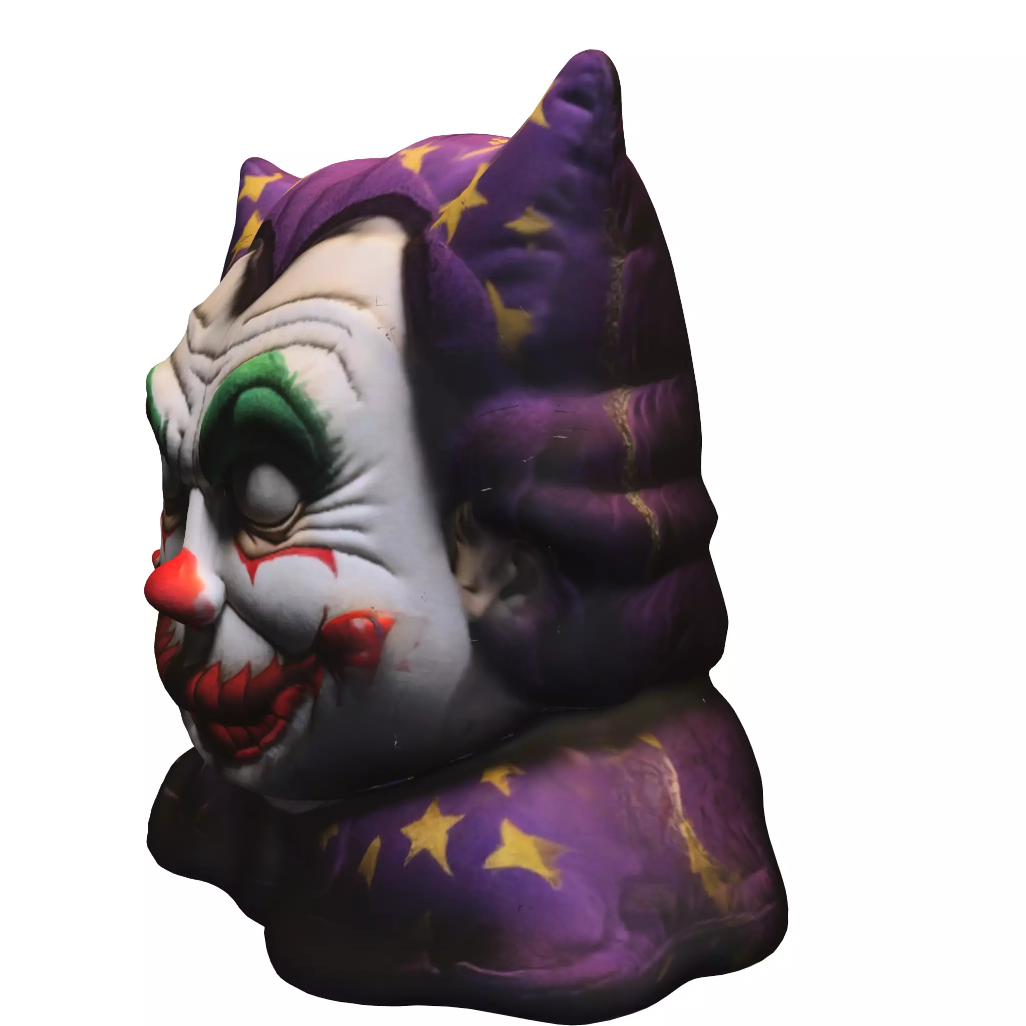joker Clown cushion Low-poly 3D model_0