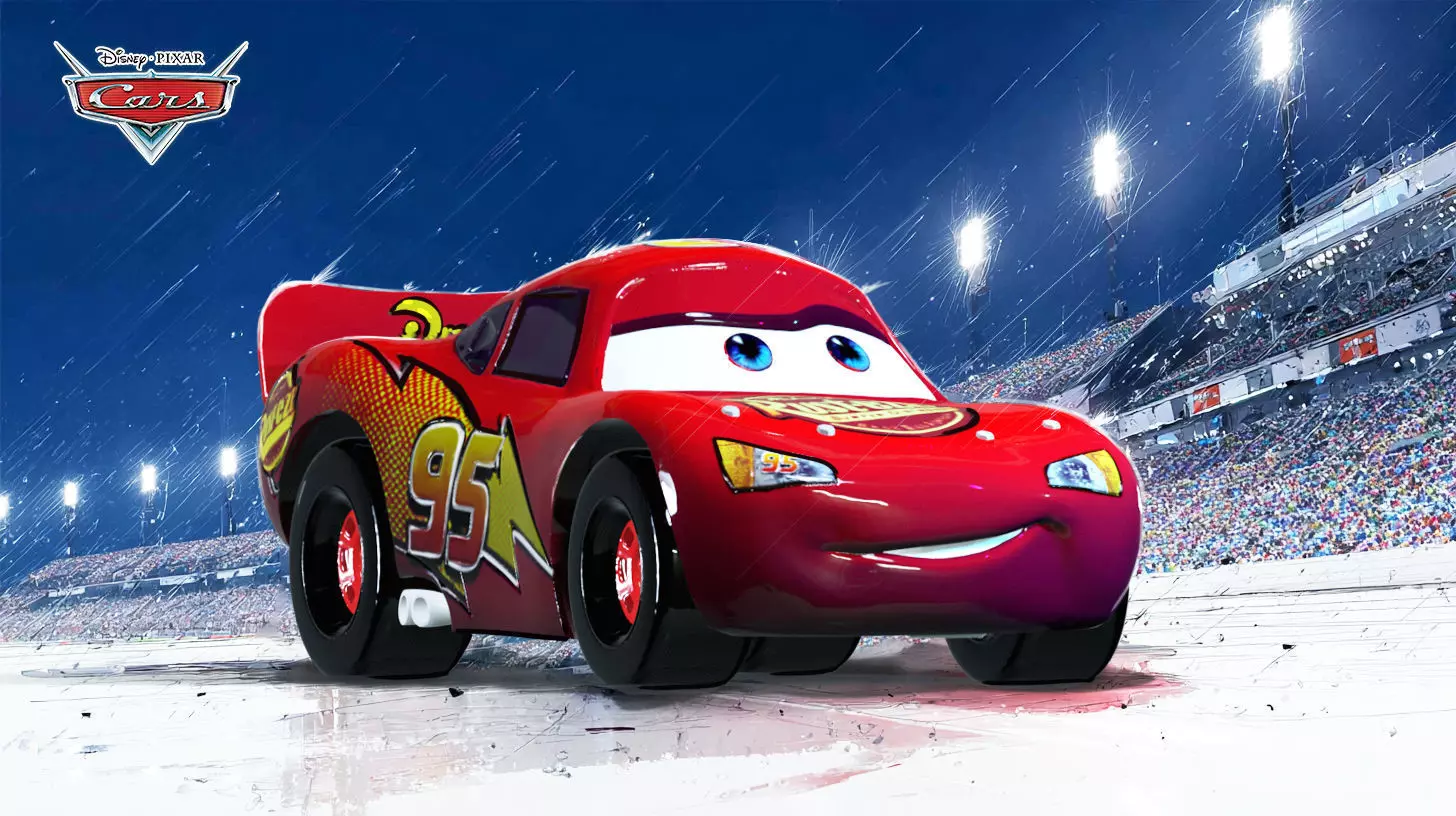 Car Lightning McQueen print 3D print model_5
