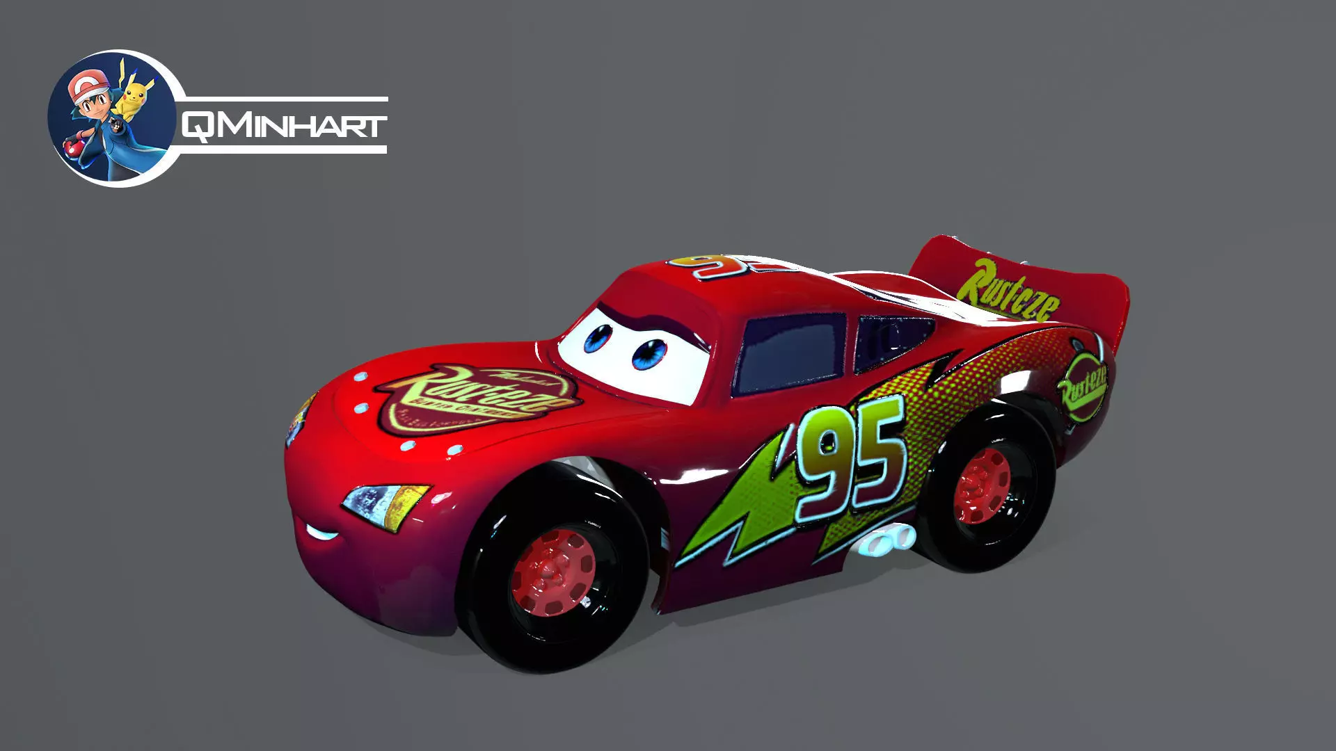 Car Lightning McQueen print 3D print model_2