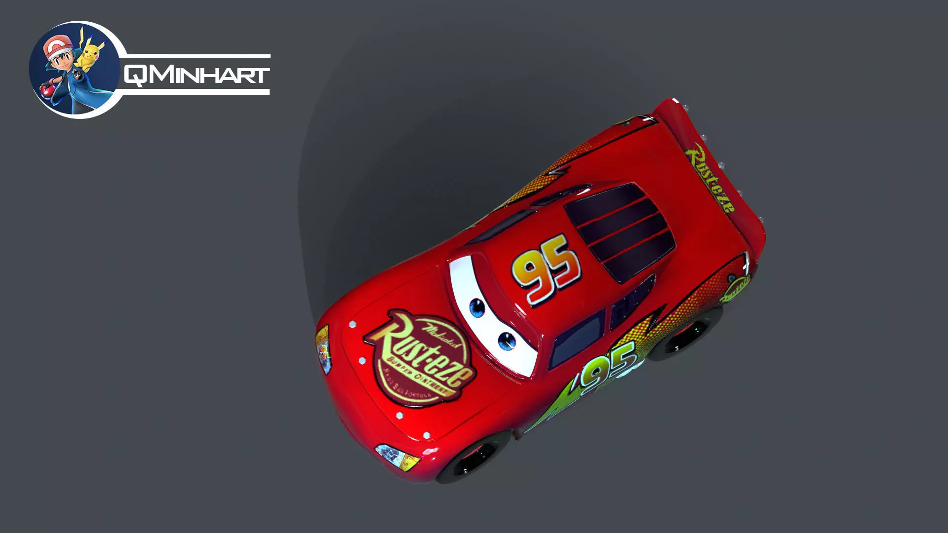 Car Lightning McQueen print 3D print model_11