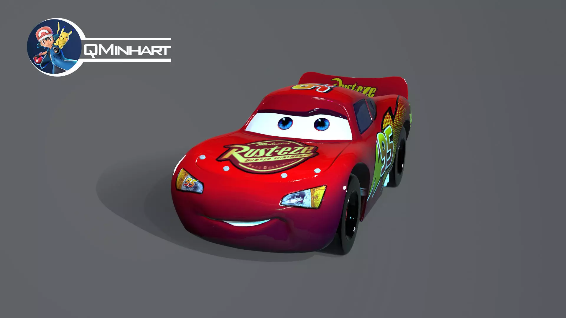 Car Lightning McQueen print 3D print model_7