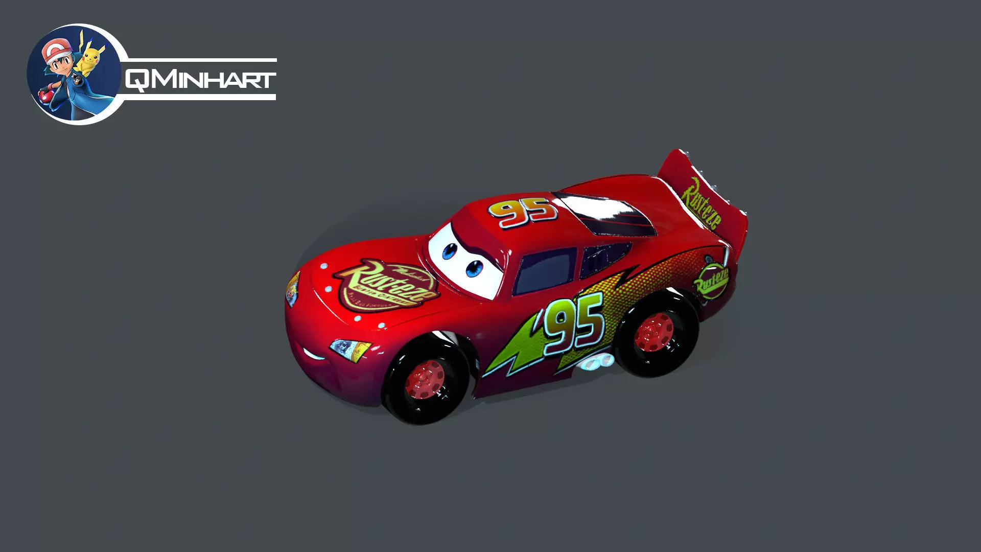 Car Lightning McQueen print 3D print model_10