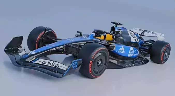 2025 F1 car concept     HP formula one team