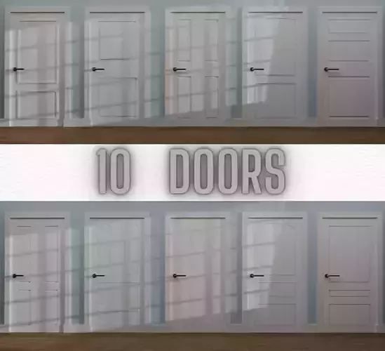 10 INTERIOR DOORS